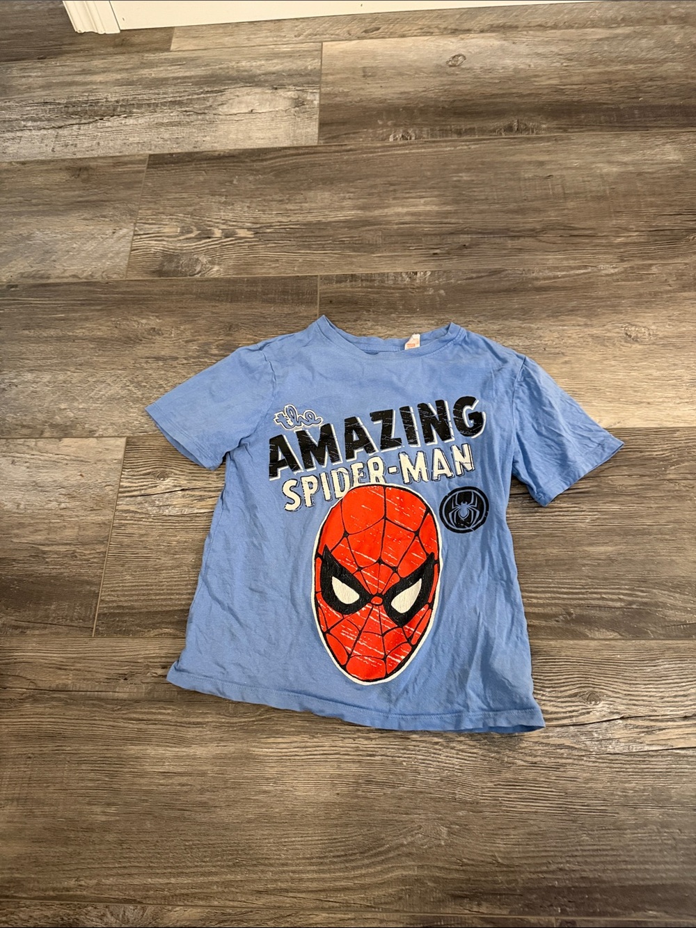 H&M Marvel Blue Spider-Man Graphic Kids T-Shirt